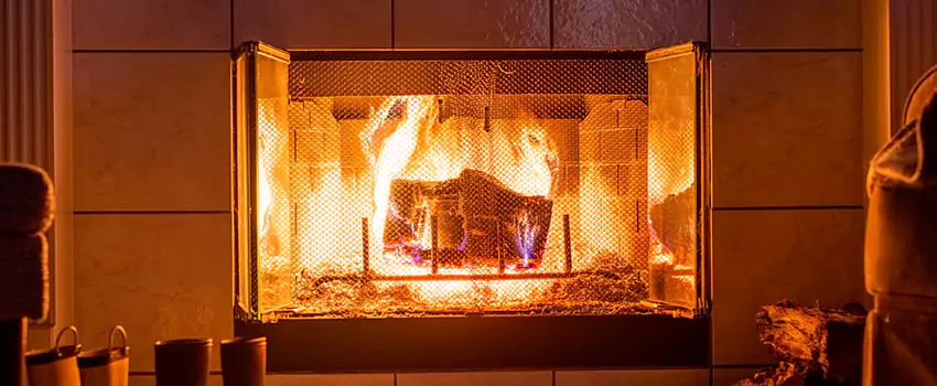 Mendota Hearth Landscape Fireplace Installation in Paducah, Kentucky