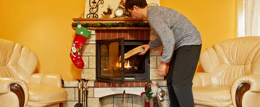 Rusted Metal Fireplace Restoration in Paducah, Kentucky